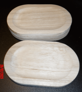 Petit vide poche forme ovale