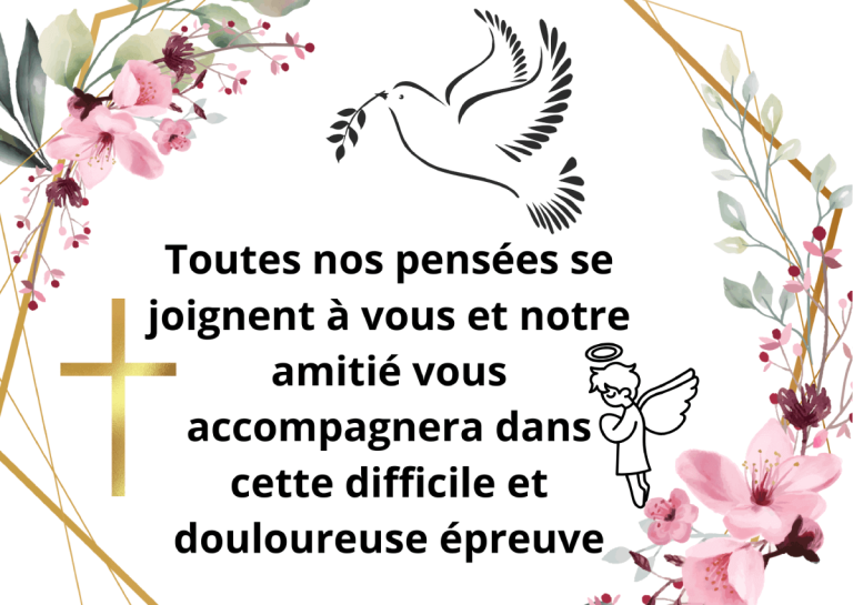 Carte de condoléance personnalisée et personnalisable