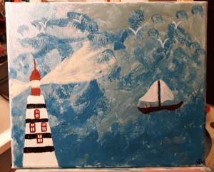 Toile peinture à l'huile