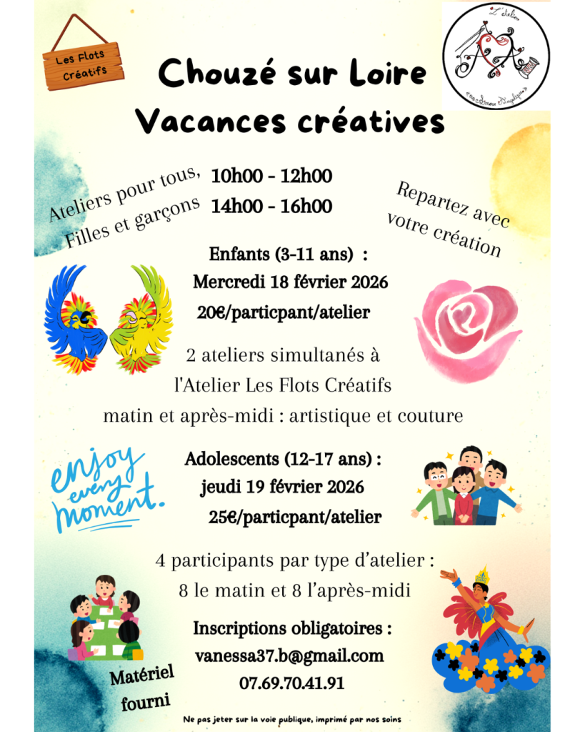 Affiche ateliers 18 et 19 février 2026