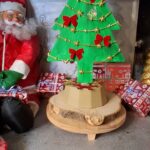Décoration sapin en bois