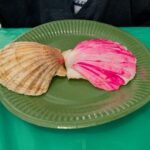 Peinture sur coquille Saint Jacques