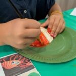 Peinture sur coquille Saint Jacques